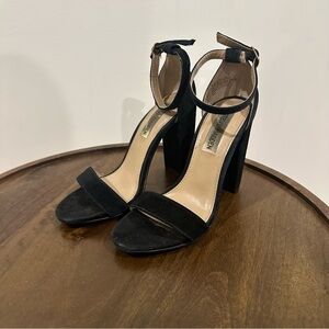 Steve Madden Black Block Heel Sandals